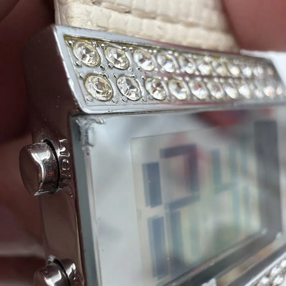 Nixon All You The Crystal Compact Quartz Gemmed Digital Ladies Wrist Watch READ